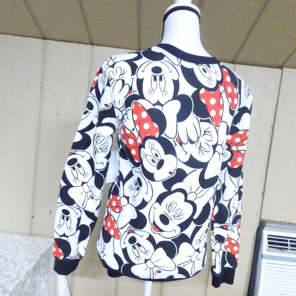 Disney Junior’s Minnie Printed Sweatshirt, Size S - Picture 4 of 8